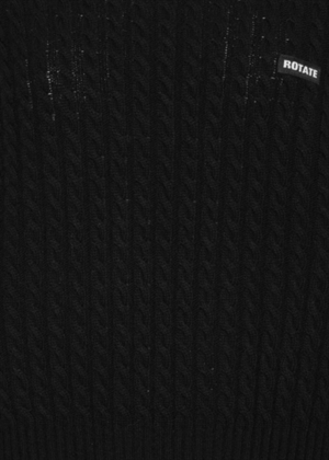 Salita cable sweater Black ROTATE